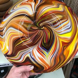 Marble blown glass